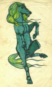 'Crazy Horse' - magic marker